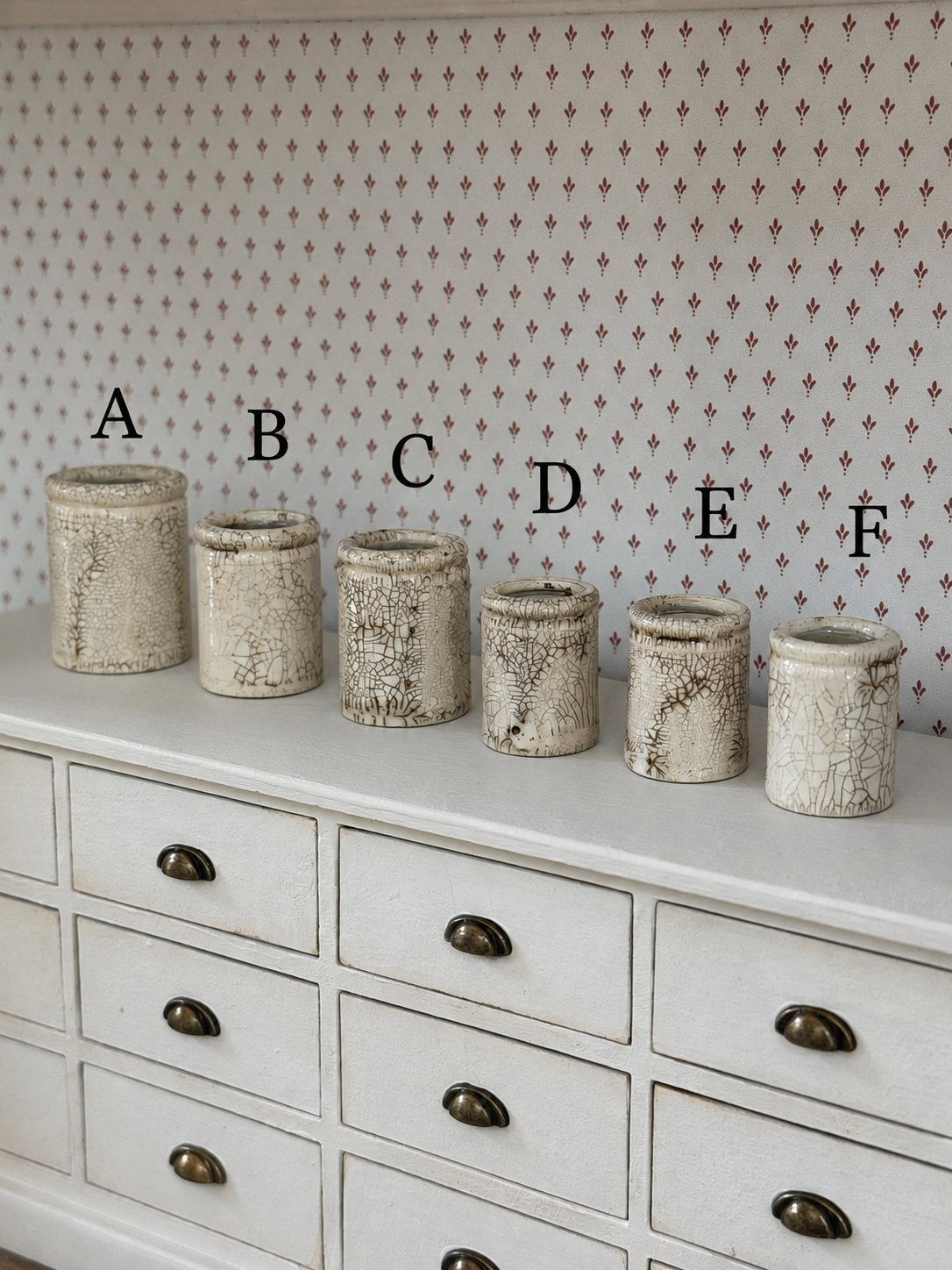 Aged & Crazed Rolltop Marmalade Stoneware Jars