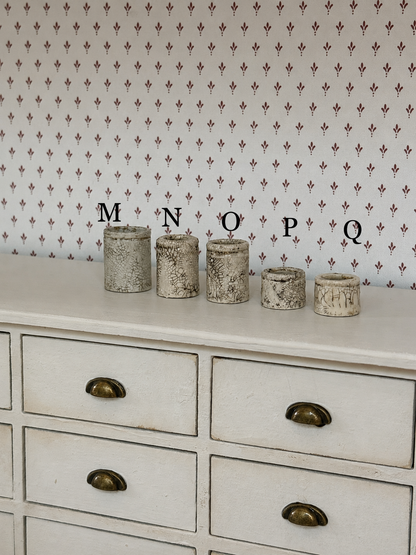 Aged & Crazed Rolltop Marmalade Stoneware Jars