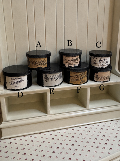Vintage European Hat Boxes