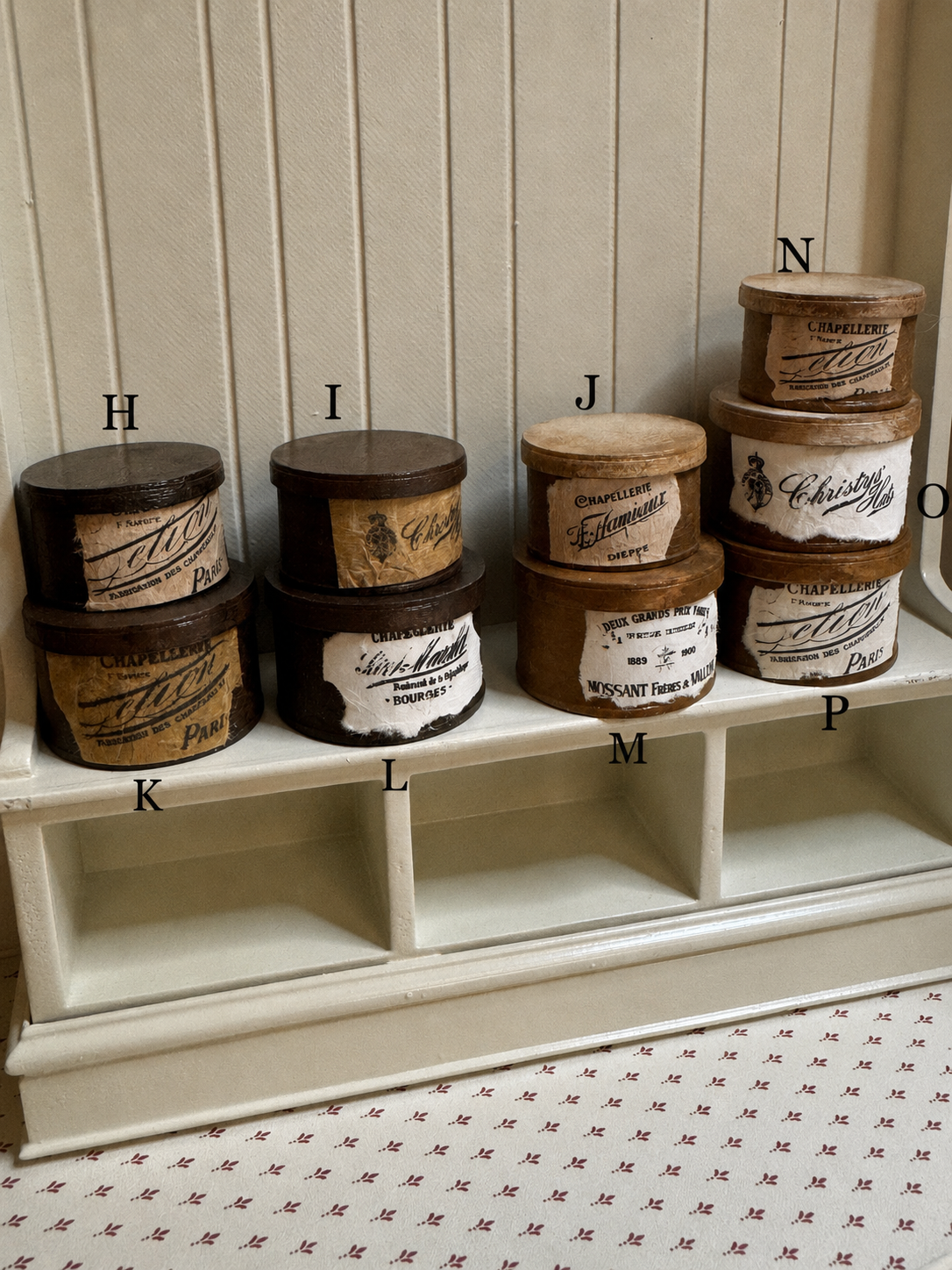 Vintage European Hat Boxes