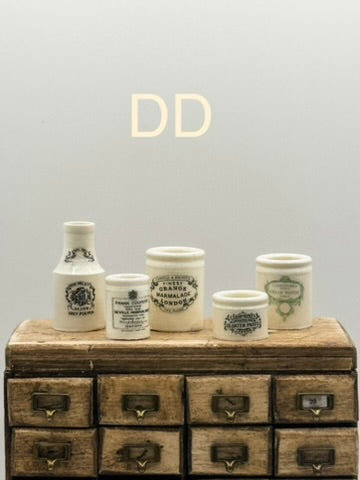 Advertising Pots - Set of 5 (New)