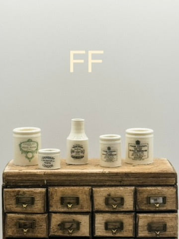 Advertising Pots - Set of 5 (New)