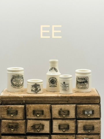 Advertising Pots - Set of 5 (New)