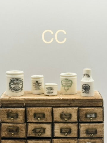 Advertising Pots - Set of 5 (New)