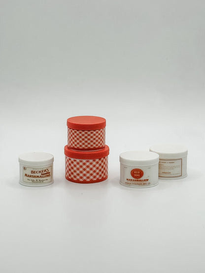 Vintage Red Tins