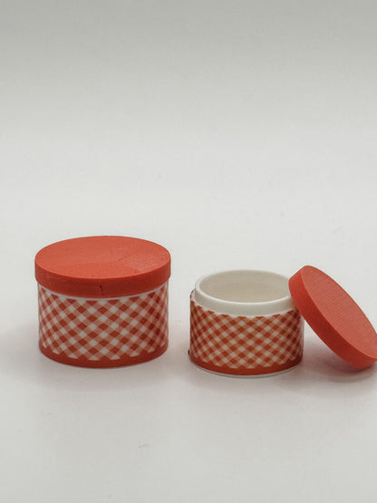 Vintage Red Tins