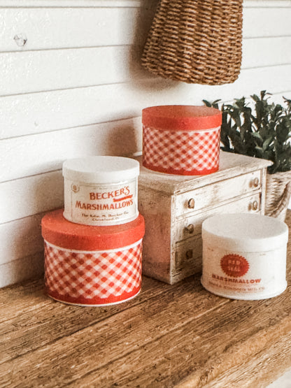 Vintage Red Tins