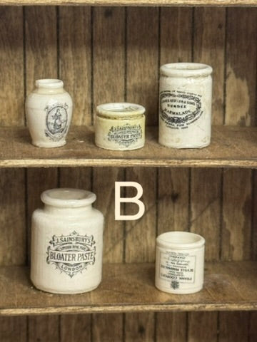 Advertising Pots - Set of 5 (New)