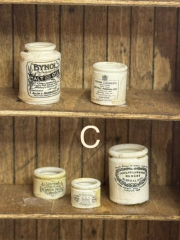 Advertising Pots - Set of 5 (New)