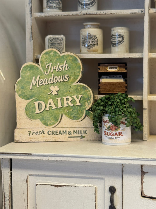 St Patrick's Day Sign - Irish Meadows Dairy