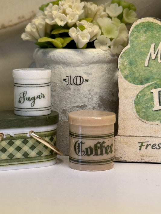 Coffee & Sugar Tin set