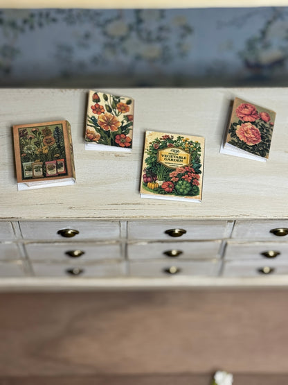 Vintage Garden Book Set (4)