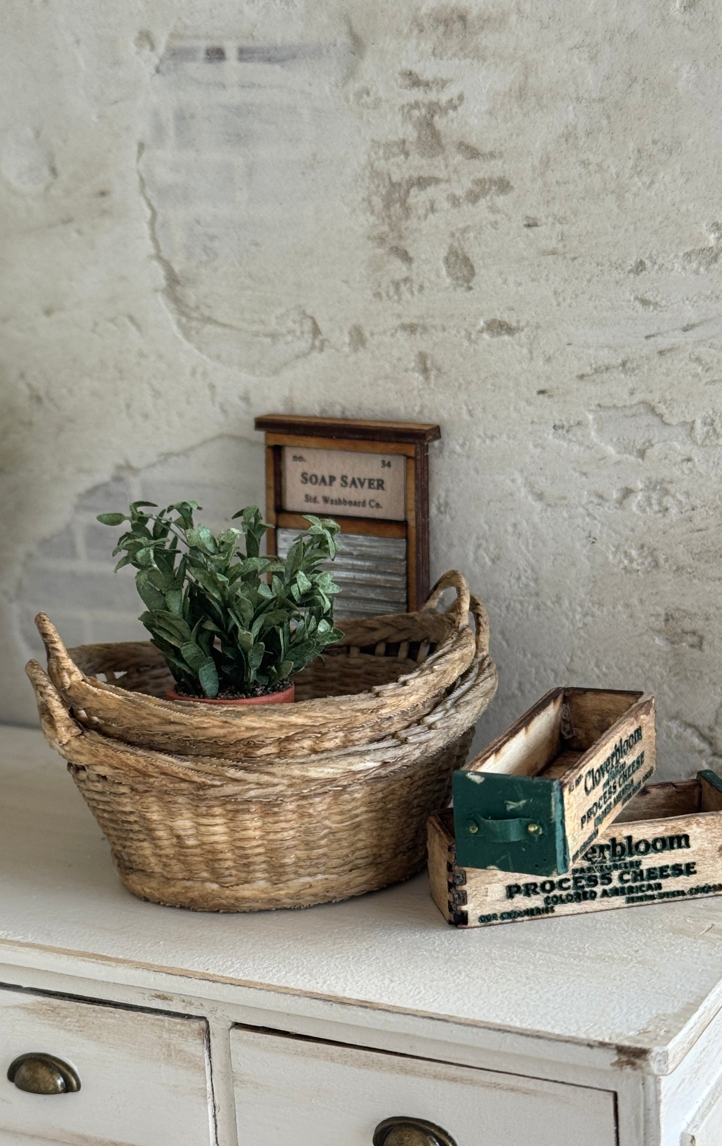 French Laundry Basket
