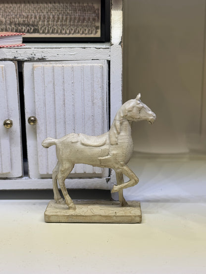 Vintage Inspired Miniature Horse Statue