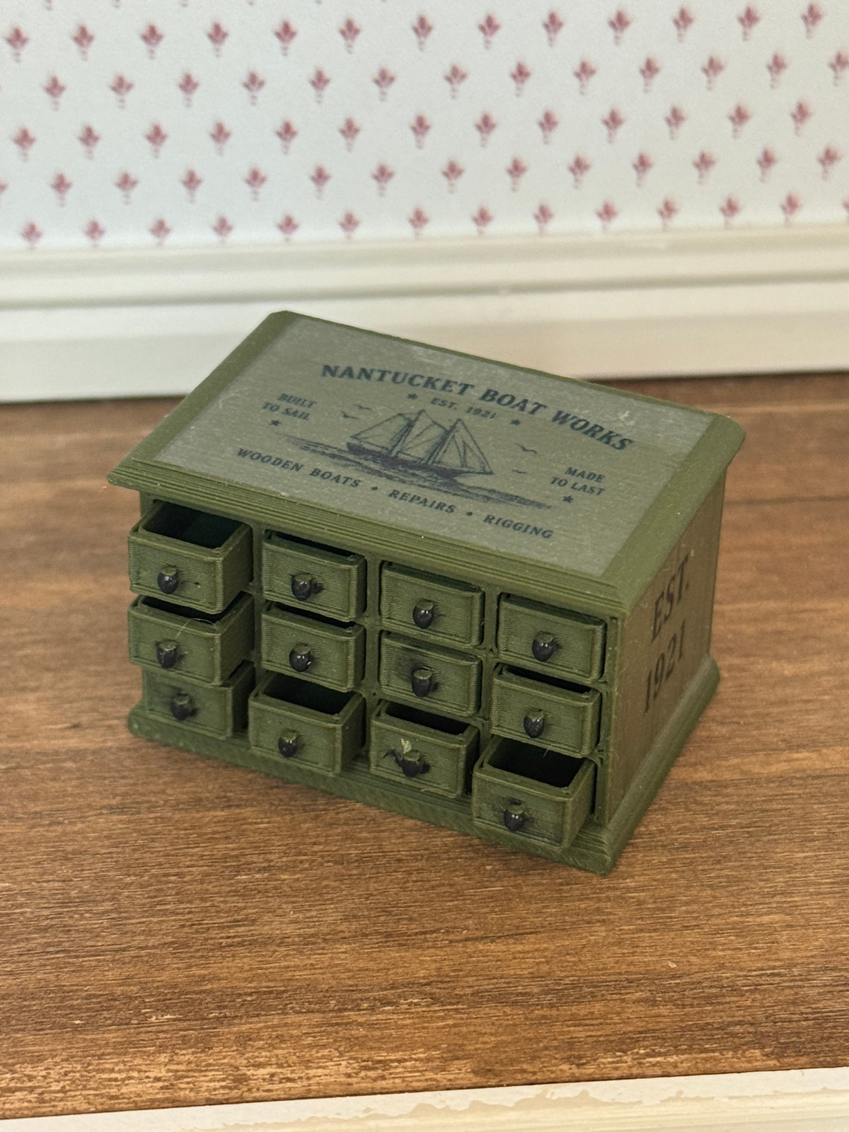 Nautical 12-Drawer Cabinet