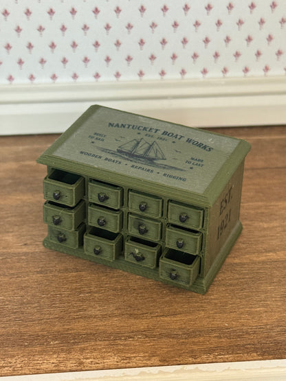 Nautical 12-Drawer Cabinet