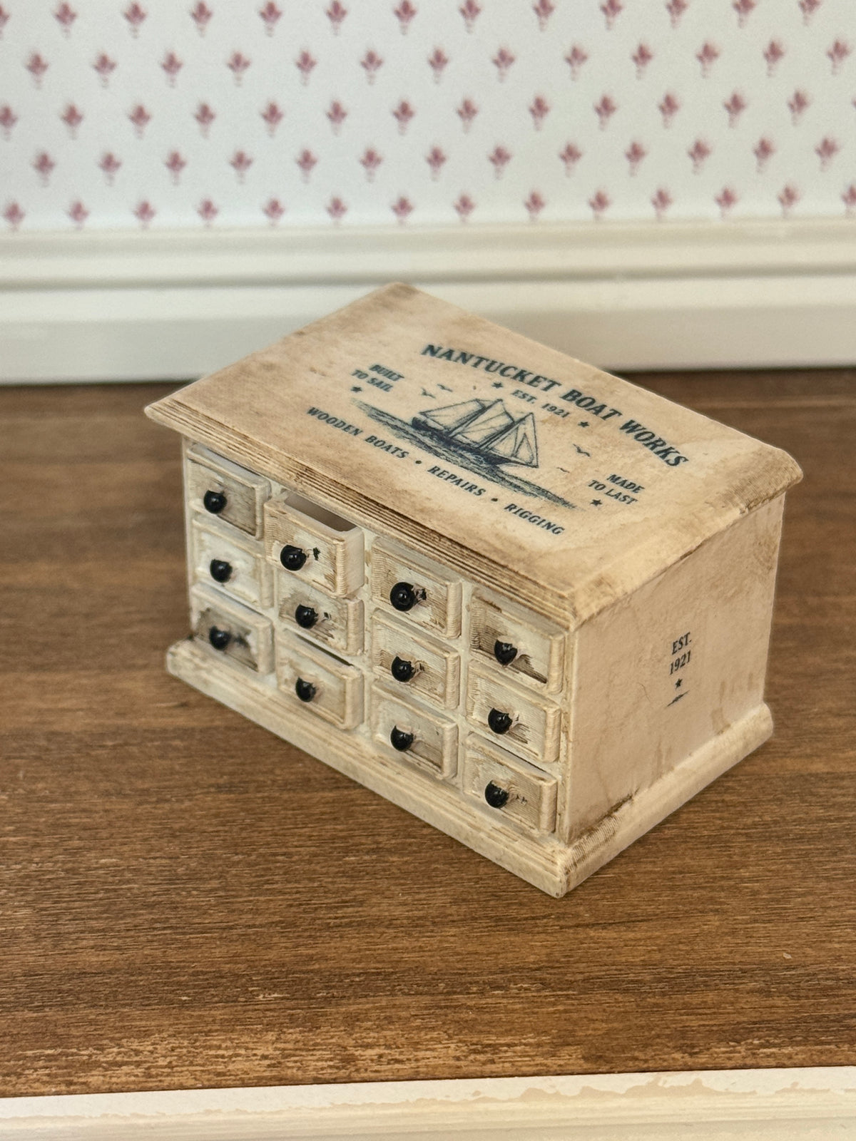 Nautical 12-Drawer Cabinet
