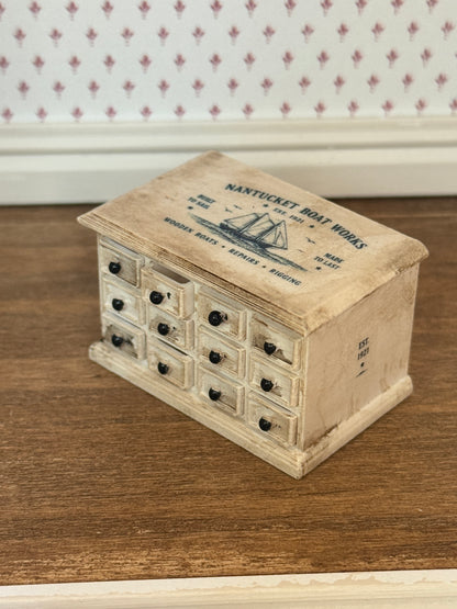 Nautical 12-Drawer Cabinet