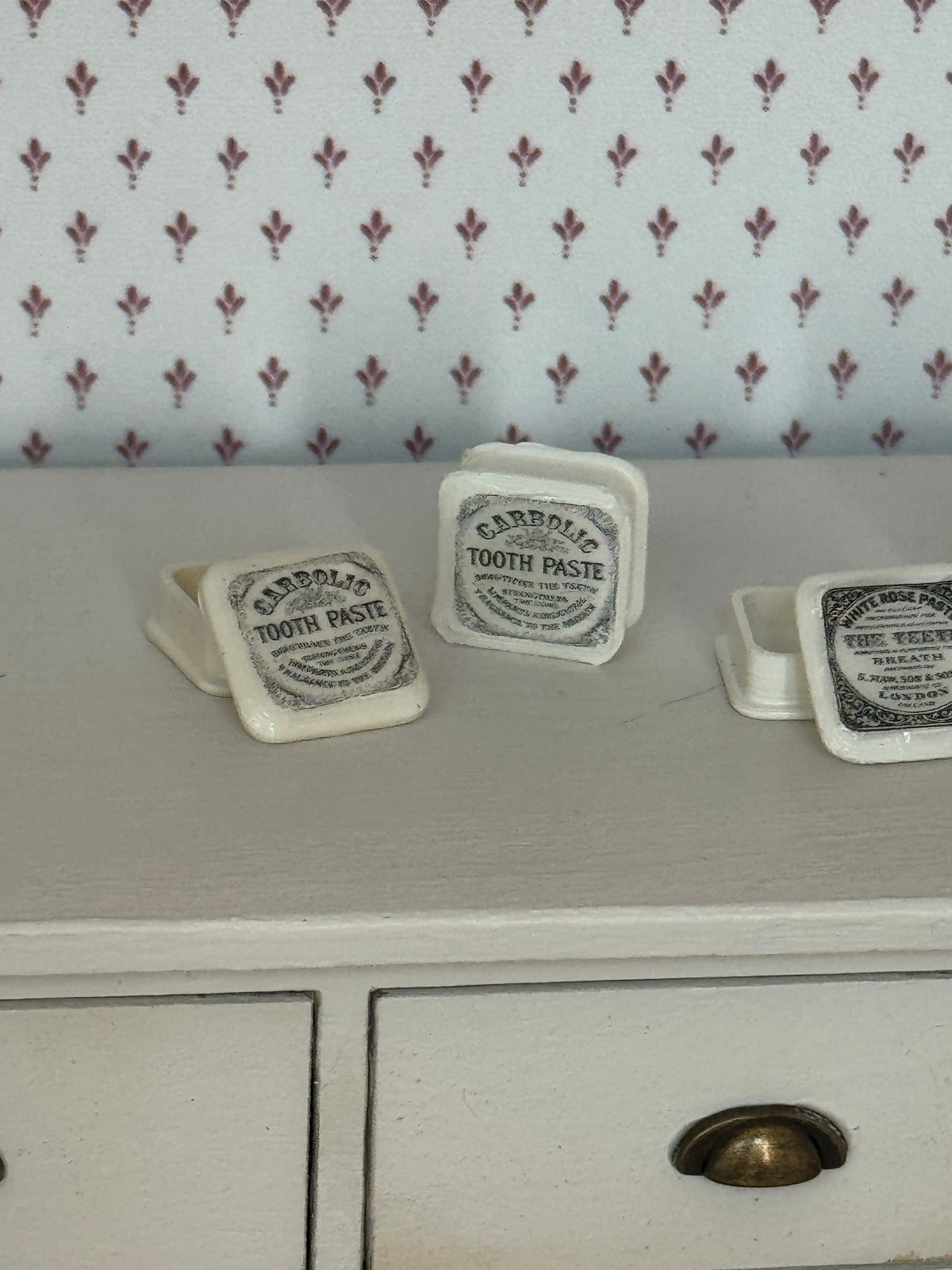 Vintage Advertising Pots - Toothpaste/Cold Cream