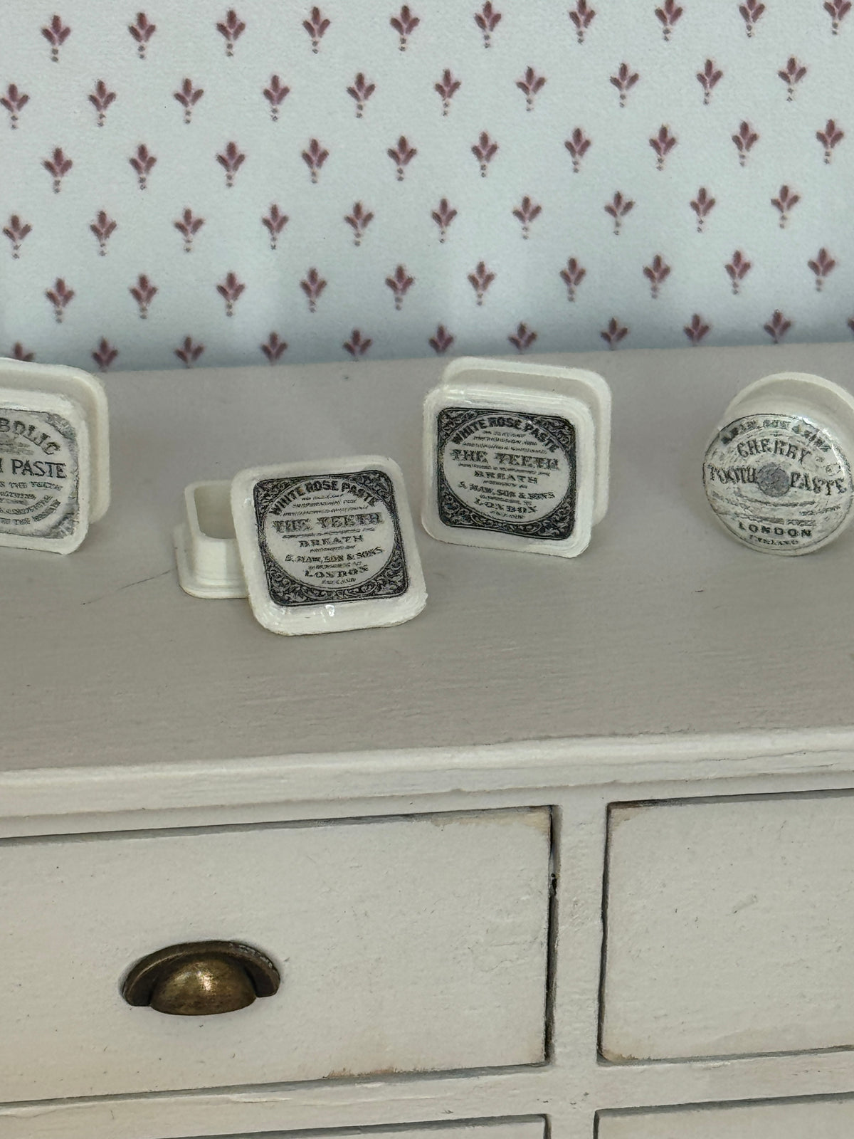 Vintage Advertising Pots - Toothpaste/Cold Cream