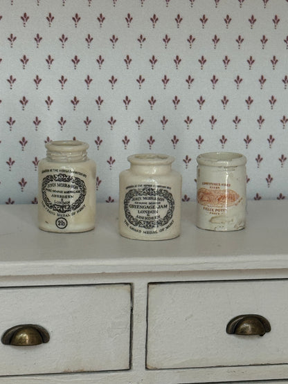 Vintage Advertising Pots - 2 lb. Marmalade