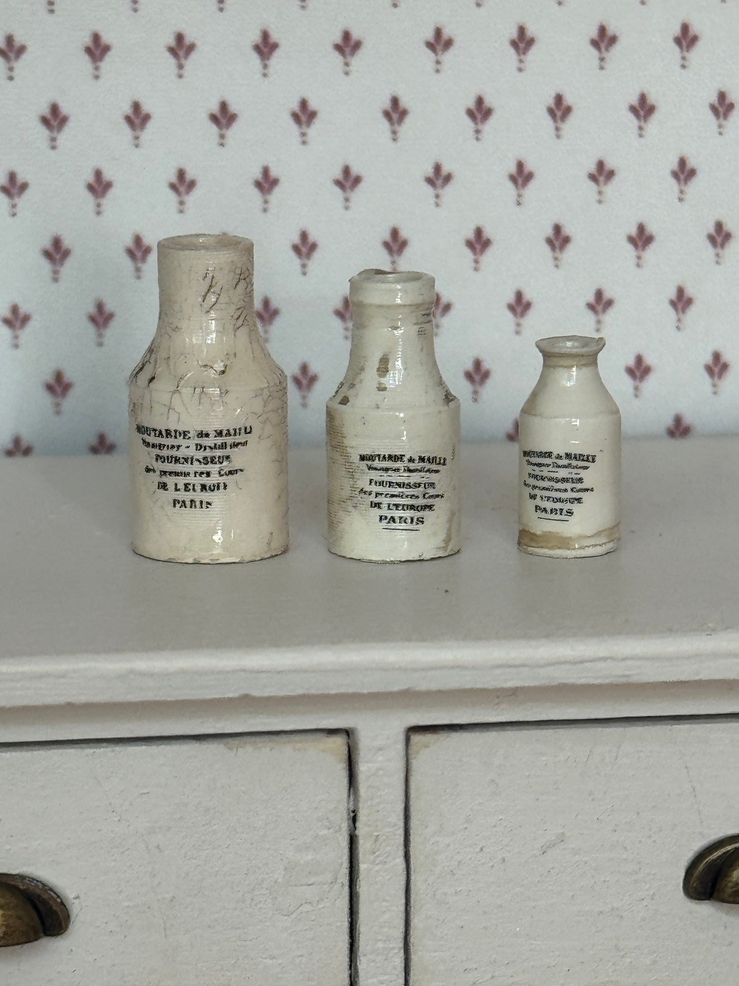 Moutarde de Maille Advertising Pots