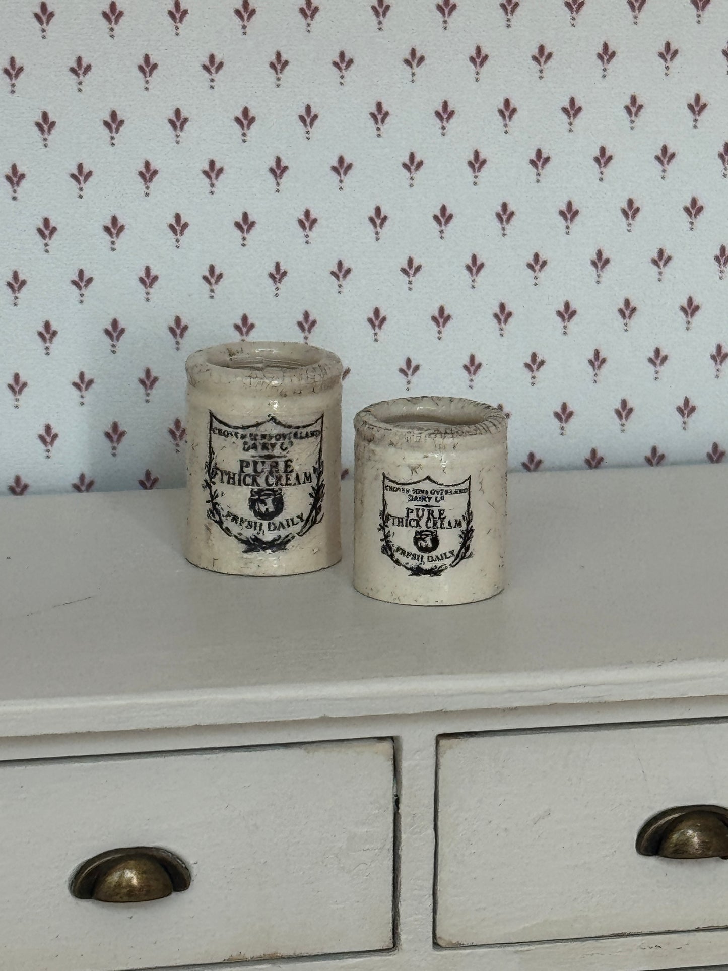 Pure Thick Cream Advertising Pot