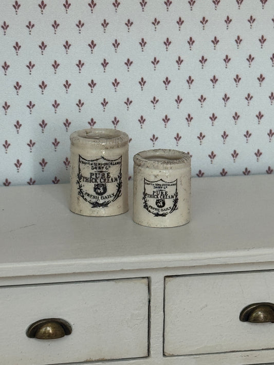 Pure Thick Cream Advertising Pot