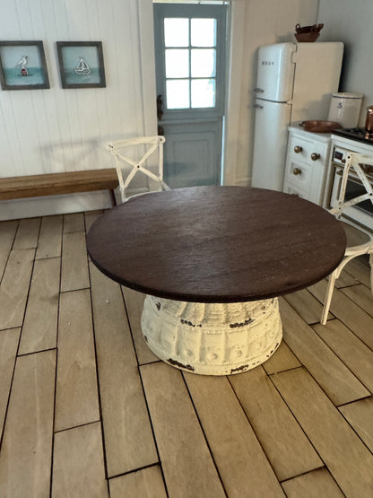 Round Farmhouse Dining Table