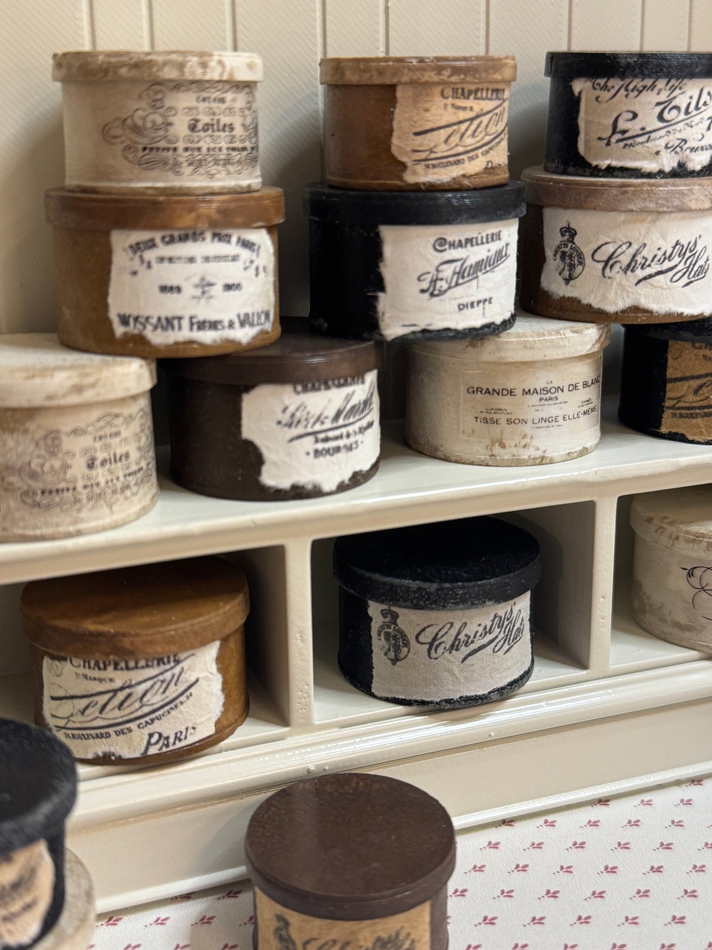 Vintage European Hat Boxes