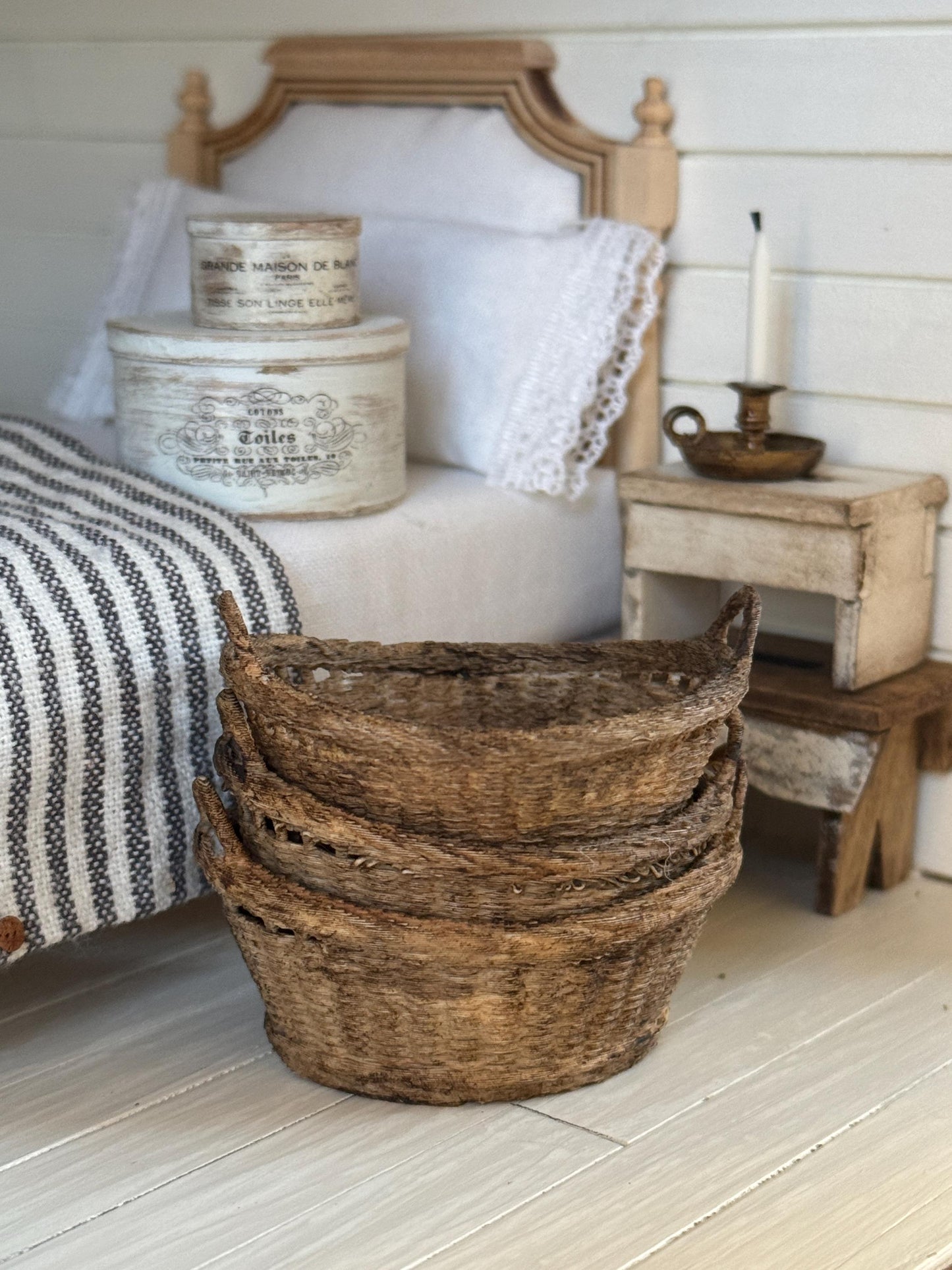 French Laundry Basket